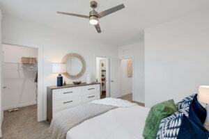 RISE Citrus Ridge elevated design townhomes in Davenport, Florida: Interior Furnished Bedroom