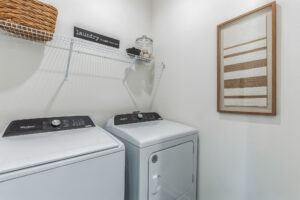 RISE Citrus Ridge elevated design townhomes in Davenport, Florida: In-unit Laundry with Washer and Dryer