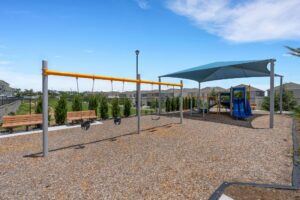 RISE Citrus Ridge elevated design townhomes in Davenport, Florida: Modern Playground for Children